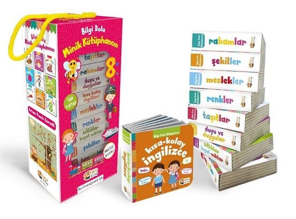İngilizce Destekli Bilgi Dolu Minik Kütüphanem-9 Kitap Pembe Kutu.pdf