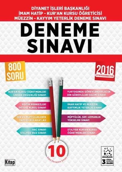 2016 Diyanet İşleri Başkanlığı Yeterlik ve MBSTS Deneme Sınavı.pdf