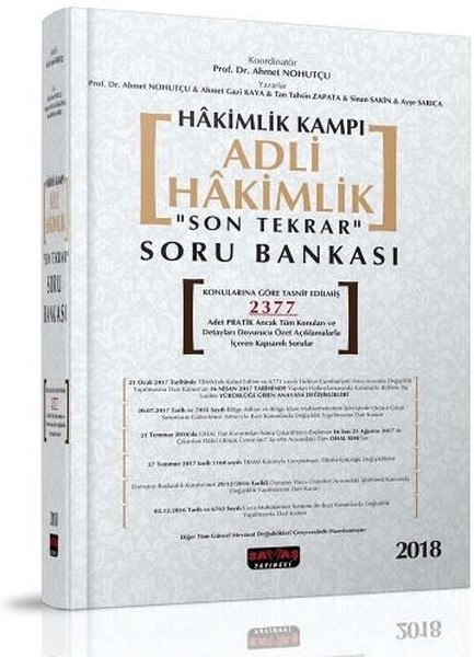 Hakimlik Kampı Adli Hakimlik Son Tekrar Soru Bankası.pdf