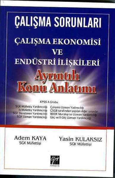 Sinav Kpss A Grubu Calisma Ekonomisi Konu Anlatimli Kaynak Kitap Yeni Baski Egitim Seti Egitim Urunleri Cd Vcd