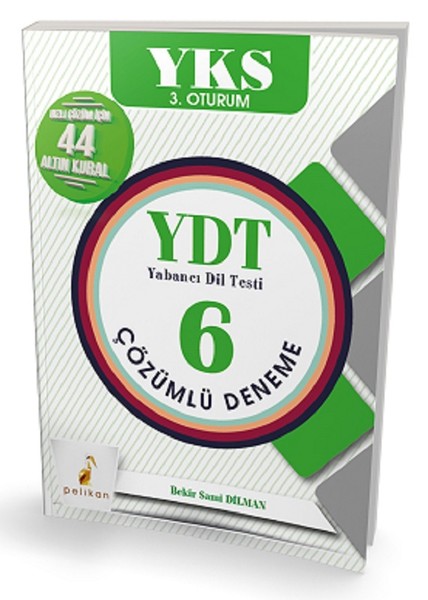 YKS 3.Oturum YDT 6 Çözümlü Deneme.pdf