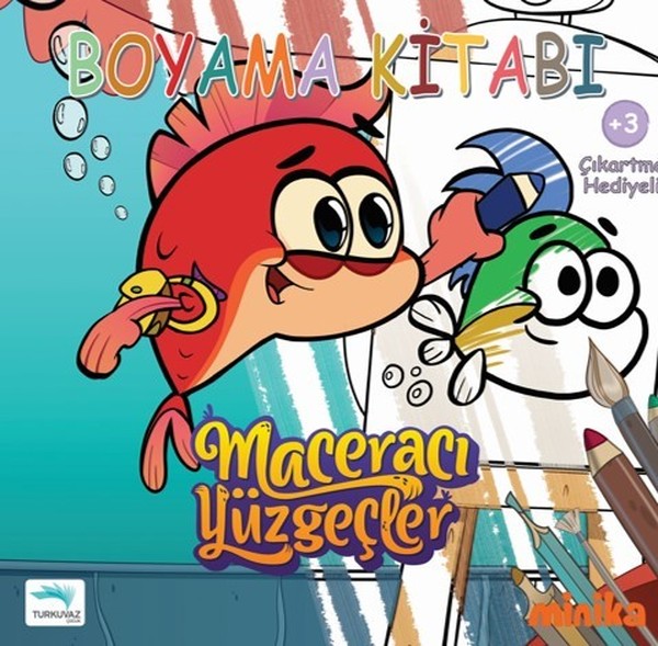 Maceracı Yüzgeçler-Boyama Kitabı - 1