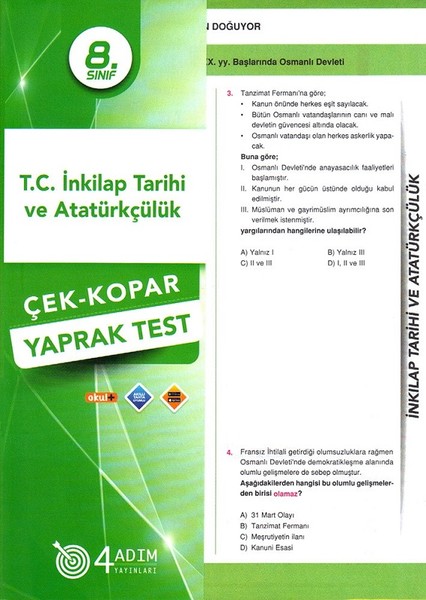 8. Sınıf T.C. İnkılap Tarihi ve Atatürkçülük Çek-Kopar Yaprak Test.pdf