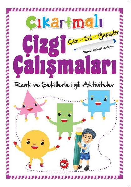 Çıkartmalı Çizgi Çalışmaları-Renkler ve Şekillerle ilgili Aktiviteler.pdf