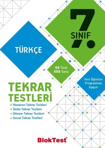 7.Sınıf Türkçe Tekrar Testleri.pdf