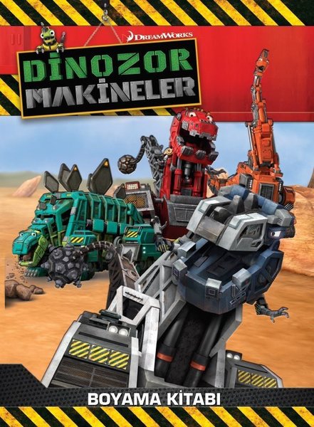 Dinozor Makineler Boyama Kitabı.pdf