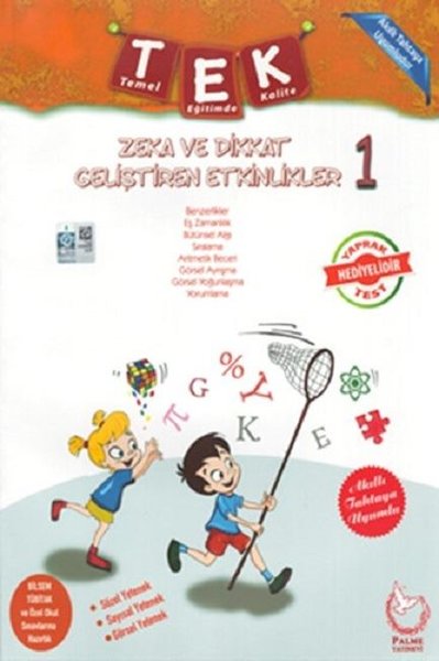 Palme 1.Sınıf Tek Zeka Ve Dikkat Gel.Etk + Yaprak Test 2019(Genel Yetenek Yeni Baskı).pdf
