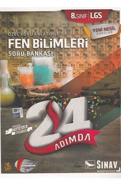 Sınav 8.Sınıf LGS Fen Bilimleri 24 Adımda Soru Bankası.pdf