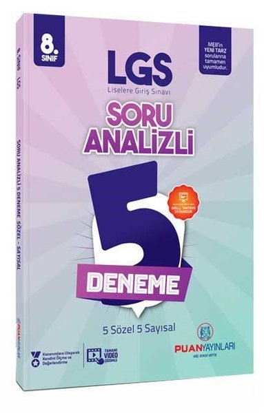 Puan 8.Sınıf LGS Soru Analizli 5 Deneme.pdf