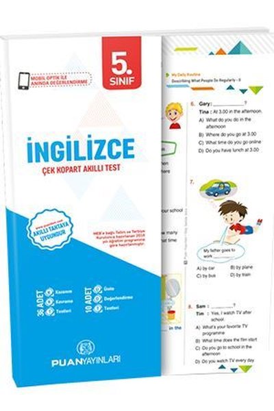 Puan 5.Sınıf İngilizce Akıllı Test.pdf