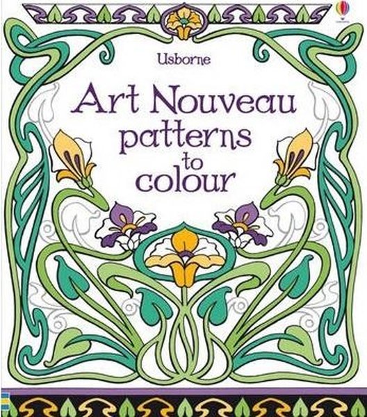 Pdf Art Nouveau Patterns To Colour