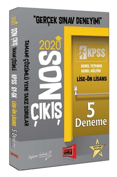 Yargı 2020 KPSS Lise-Ön Lisans GY-GK Son Çıkış Tamamı Çözümlü 5 Deneme.pdf