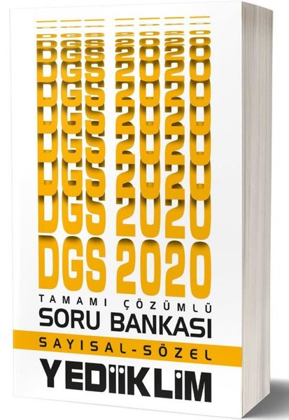 Yediiklim 2020 DGS Sayısal Sözel Tamamı Çözümlü Soru Bankası.pdf
