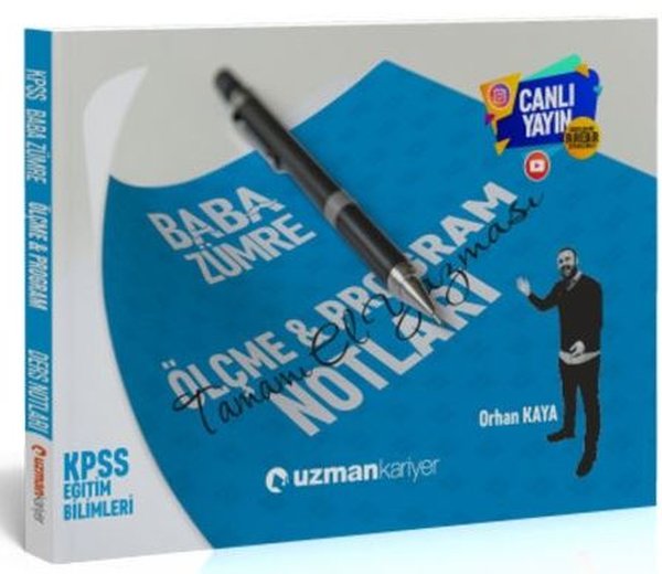 Uzman Kariyer 2020 KPSS Baba Zümre Ölçme ve Program Notları.pdf