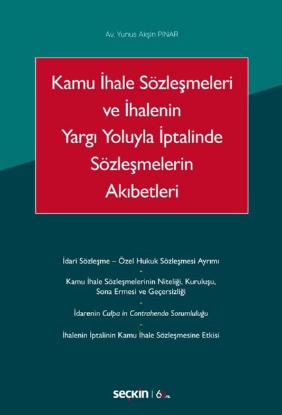 Kamu İhale Sözleşmeleri ve İhalenin Yargı Yoluyla İptalinde Sözleşmelerin Akıbetleri.pdf
