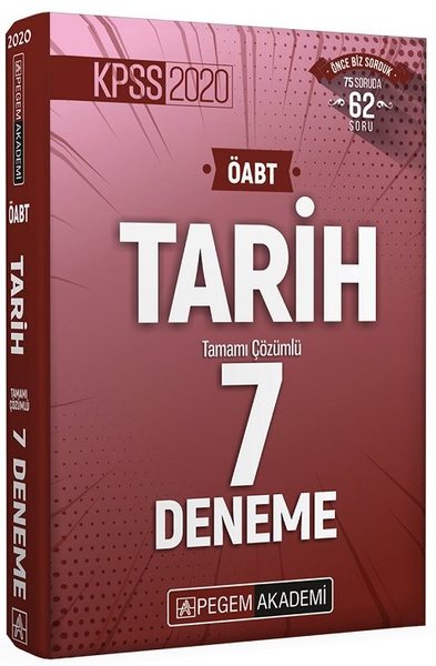 KPSS 2020 ÖABT Tarih Tamamı Çözümlü 7 Deneme.pdf