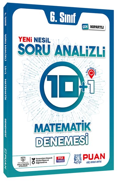 Puan 6. Sınıf Matematik Soru Analizli 10+1 Deneme.pdf