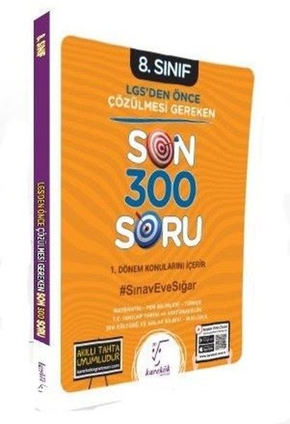 8.Sınıf LGSden Önce Çözülmesi Gereken Son 300 Soru - 2020 Özel Sayı.pdf