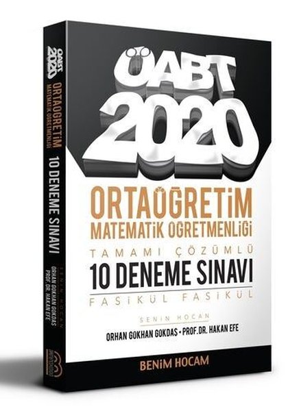 Benim Hocam Yayınları 2020 ÖABT Ortaöğretim Matematik Öğretmenliği Tamamı Çözümlü 10 Fasikül Deneme.pdf