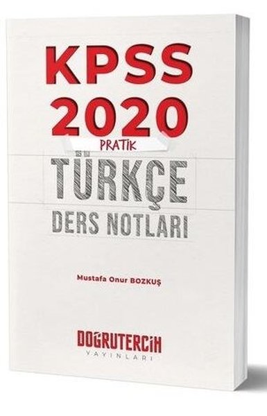 Doğru Tercih Yayınları 2020 KPSS Pratik Türkçe Ders Notları.pdf
