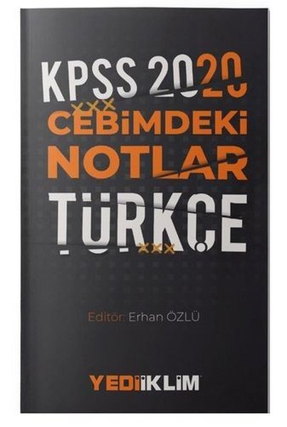 Yediiklim Yayınları 2020 KPSS Cebimdeki Notlar Türkçe.pdf