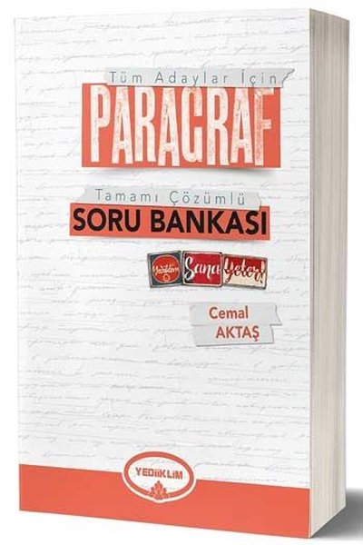 Yediiklim Yayınları Tüm Adaylar İçin Paragraf Tamamı Çözümlü Soru Bankası.pdf