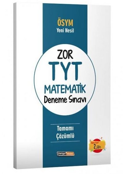 Kariyer Meslek TYT ÖSYM Yeni Nesil Zor Matematik Tamamı Çözümlü Deneme Sınavı.pdf
