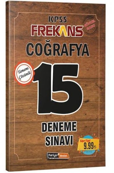 Kariyer Meslek 2020 KPSS Frekans Coğrafya Tamamı Çözümlü 15 Deneme Sınavı.pdf