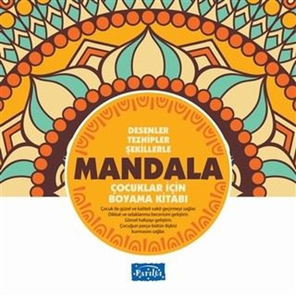 Desenler Tezhipler Şekillerle Mandala - Sarı Kitap - Çocuklar İçin Boyama Kitabı.pdf