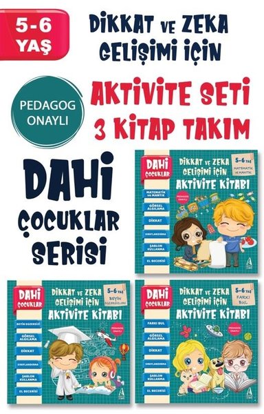 5 - 6 Yaş Dahi Çocuklar Serisi Seti - 3 Kitap Takım.pdf