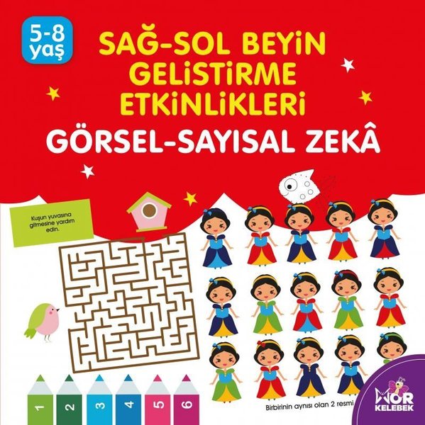 Görsel Sayısal Zeka 5 - 8 Yaş Mor Kelebek: Sağ - Sol Beyin Geliştirme Etkinlikleri.pdf