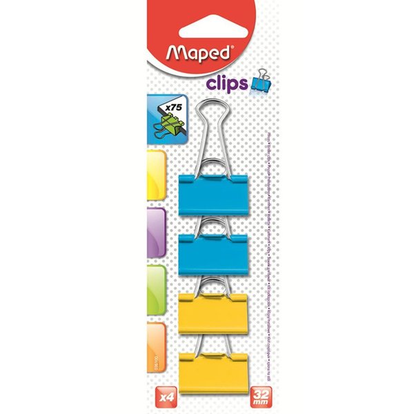 Maped 32mm Renkli Kıskaç - 1