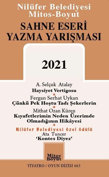 Sahne Eseri Yazma Yarışması 2021