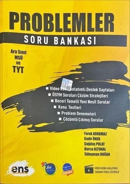 TYT AYT Problemler Soru Bankası - 1