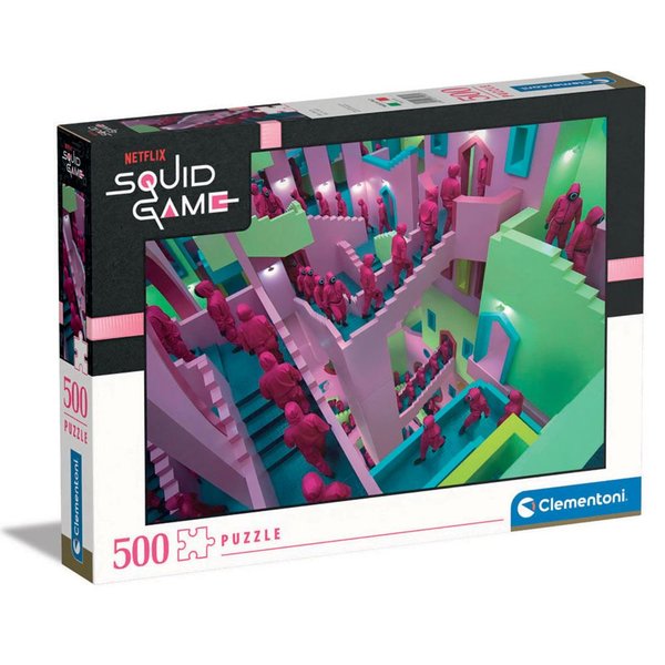 Clementoni 500 Parça Squid Game Yetişkin Puzzle 35130 - 1