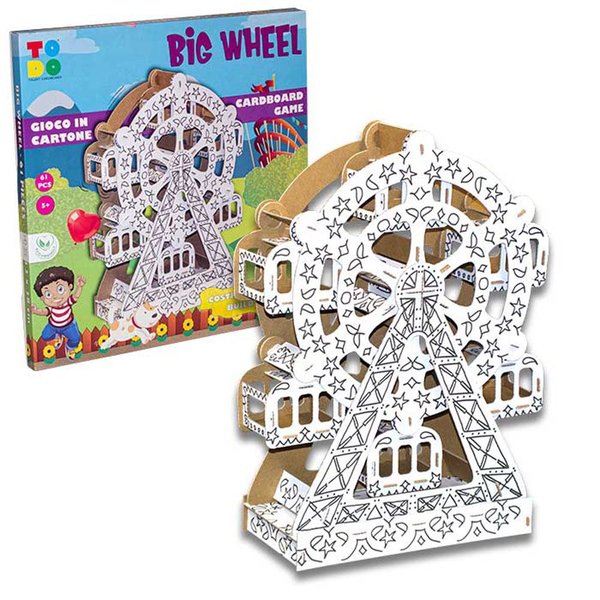 Todo Big Wheel 3D Boyanabilir Maket Bw0403 - 1