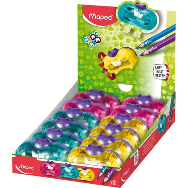 Maped Croc Croc Twıst Çift Delikli Kalemtraş 018411 -1
