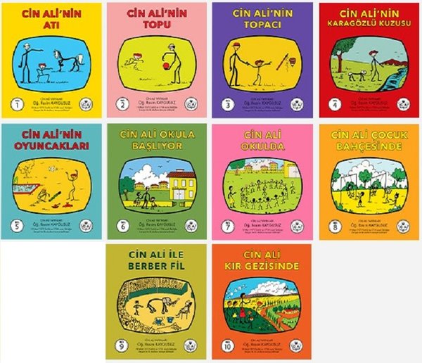 Cin Ali Serisi (10 Kitap) - Cin Ali Yayınları