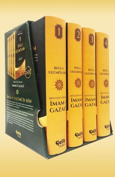 İhya-u Ulumi'd-Din 4 Cilt Takım-Büyük Boy - Çelik Yayınevi