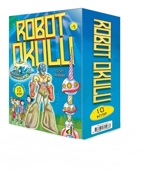 Robot Okulu - 10 Kitap Takım - Necati Akbaba - Damla Yayınevi