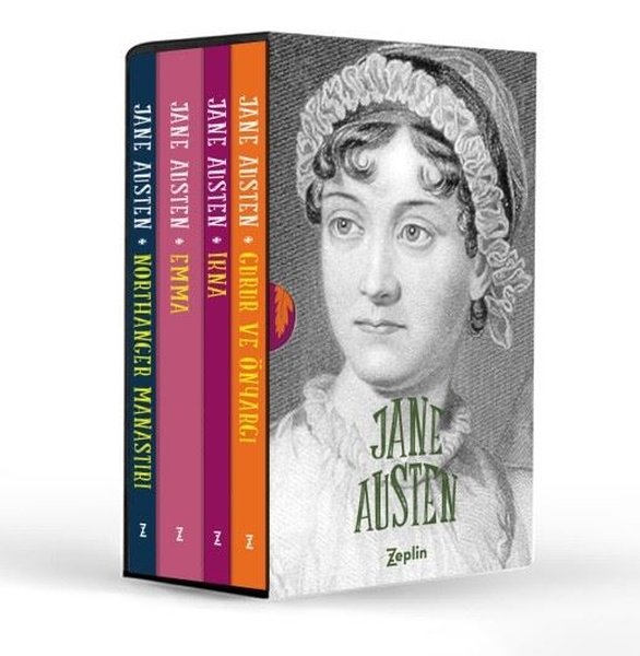 Jane Austen Seti - 4 Kitap Takım - Jane Austen - Zeplin Kitap