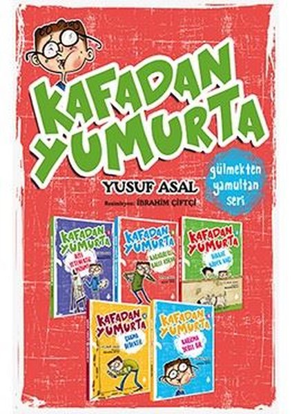 Kafadan Yumurta Seti - 5 Kitap Takım - Yusuf Asal - Uğurböceği