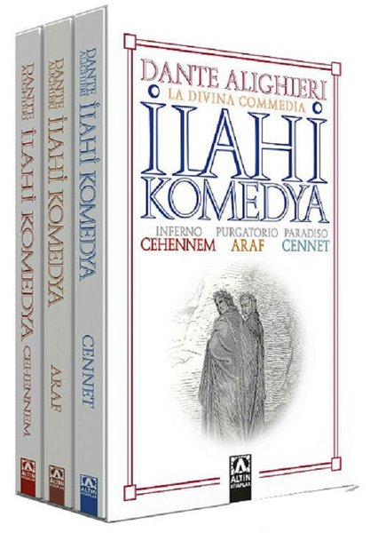 İlahi Komedya Seti - 3 Kitap Takım Özel Kutulu - Dante Alighieri - Altın Kitaplar