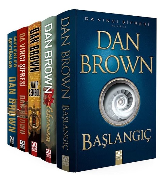 Dan Brown - Set - Robert Langdon Serisi - 5 Kitap Takım - Dan Brown - Altın Kitaplar