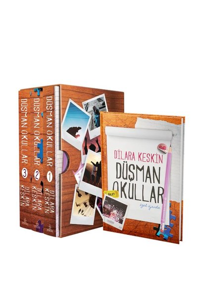 Düşman Okullar Seti - 3 Kitap Takım - Dilara Keskin - Ephesus Yayınları