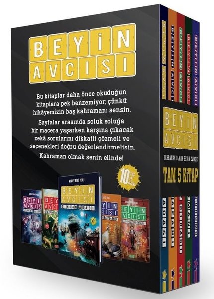 Beyin Avcısı Seti - Kutulu - 5 Kitap Takım - Ahmet Baki Yerli - Acayip