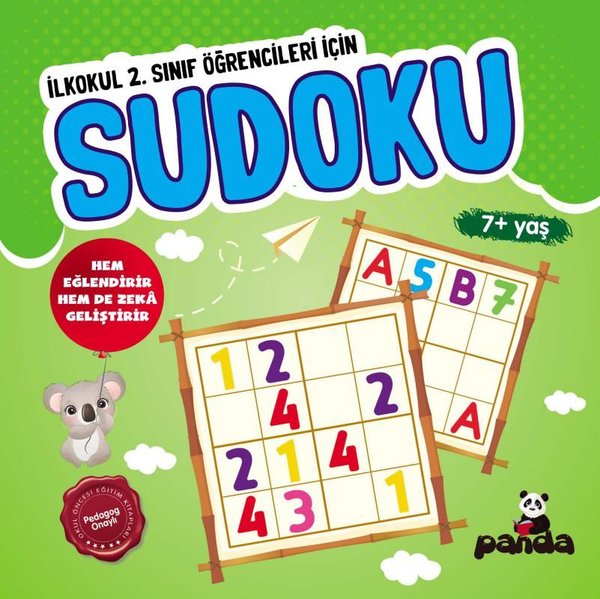 Sudoku 7 Yaş - İlkokul 2. Sınıflar İçin - Kolektif  - Panda