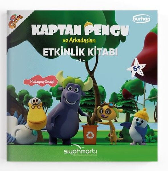 Kaptan Pengu ve Arkadaşları - Etkinlik Arkadaşları 5+ Yaş - Reyha Cerit Bala - Burhan Yayıncılık