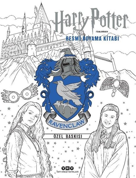 Harry Potter Filmlerinden Resmi Boyama Kitab ı -Ravenclaw Özel Baskısı - Kolektif  - Yapı Kredi Yayınları