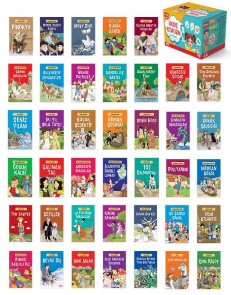 Hikaye Kitaplığım Seti - 40 Kitap Takım - Bıcırık Yayınları